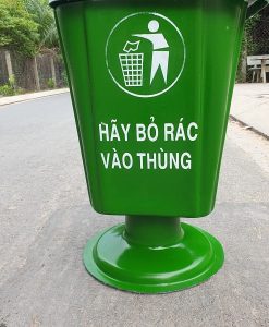 thùng rác 55l chân đế nhựa