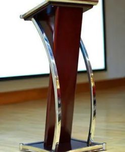 Bục phát biểu kiểu Mỹ khung inox