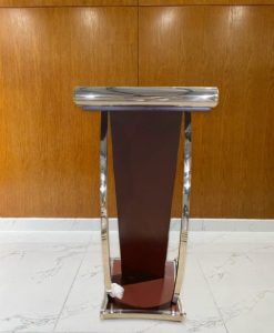 Bục phát biểu kiểu Mỹ khung inox