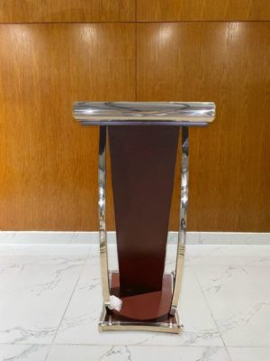 Bục phát biểu kiểu Mỹ khung inox