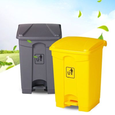 thùng rác nhựa đạp chân 68L