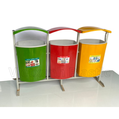 Thùng phân loại rác 3 ngăn