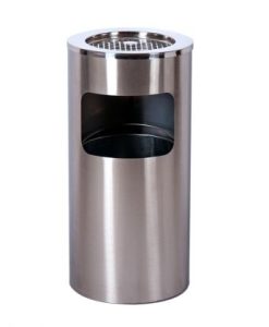 Thùng rác inox gạt tàn tròn