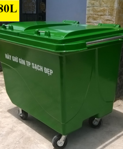Thùng rác 480 lít composite