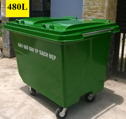 Thùng rác 480 lít composite