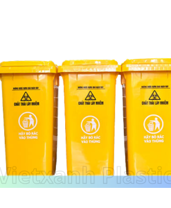 Thùng Rác Lây Nhiễm Y Tế 120 Lít