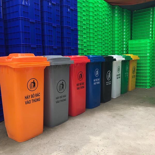 thùng rác nhựa 120 lít
