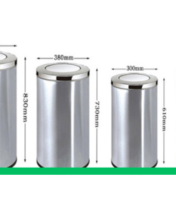 thùng rác inox nắp lật