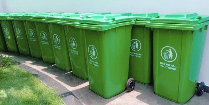 Thùng rác công nghiệp 240 lít