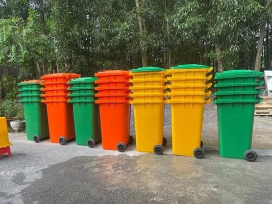 thùng phân loại rác 120 lít