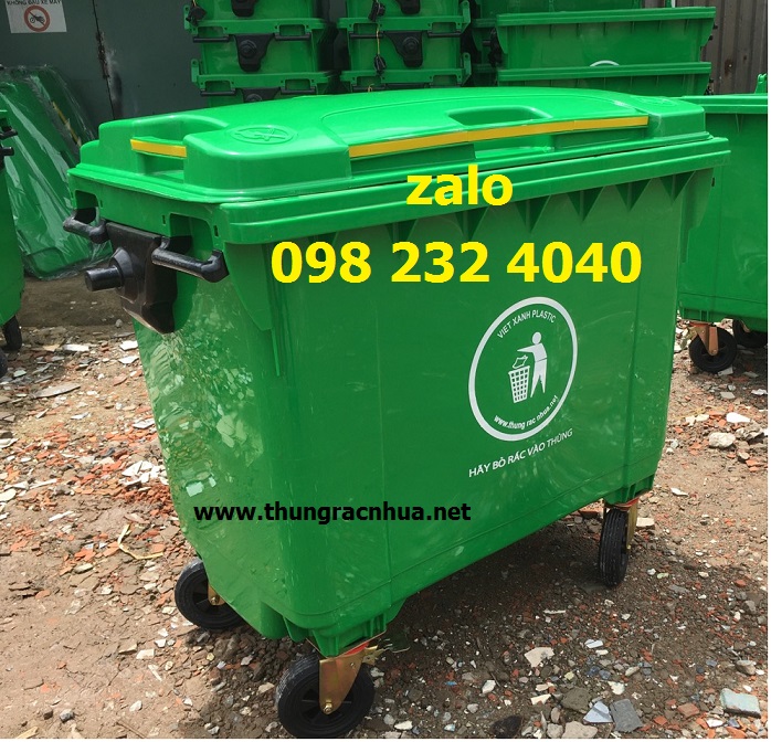 Thùng rác nhựa 660 lít HDPE