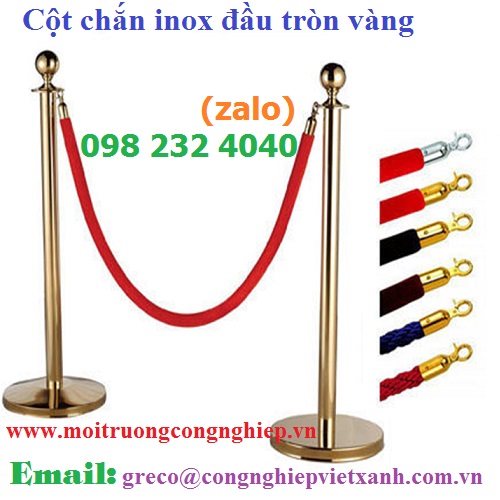 Dây kéo cột chắn inox